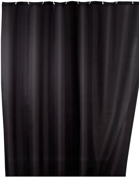 Unyqoos® Elegant Zwart Douchegordijn Met Anti-Schimmel En Antibacteriële Eigenschappen Voor Optimale Hygiëne