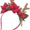Unyqoos® Schattig rendier haarband met strik voor feestelijke kerstsfeer