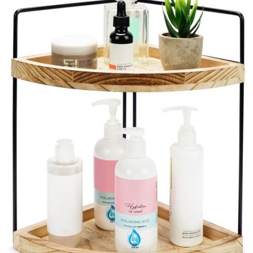 550x703-15.jpg Unyqoos ® Multifunctioneel 2-laags Hoekrek voor Badkamer en Keuken