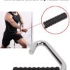550x703-8.jpg Unyqoos® Zilverkleurige C-vormige handgreep voor veelzijdige krachttraining thuis en in de sportschool
