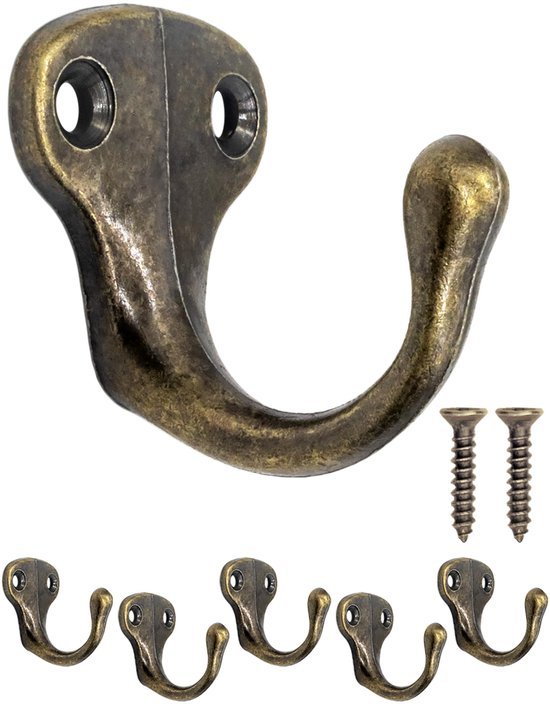 550x704-4.jpg Unyqoos® Set van 5 elegante bronzen haken voor garderobe en handdoeken