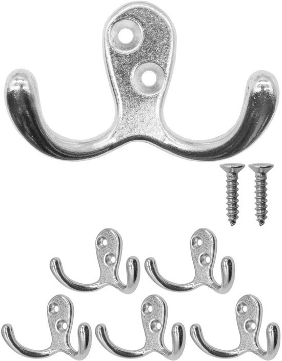 550x705-16.jpg Unyqoos® Set van 5 stijlvolle dubbele haken voor garderobe en badkamer