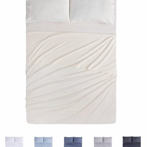 550x705-3.jpg Unyqoos® Vierdelige set beddengoed met hoeslaken en kussenslopen van microvezel