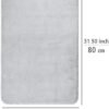 Unyqoos® Lichtgrijze badmat met antislip en snelle droogfunctie voor badkamercomfort