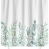 550x706-5.jpg Unyqoos® Douchescherm met Natuurlijke Blad- en Bloemenprint, Waterafstotend en Antischimmel Badkamer Textiel
