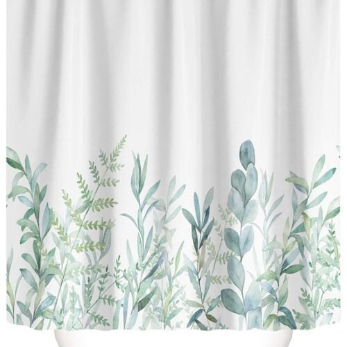 550x706-5.jpg Unyqoos® Douchescherm met Natuurlijke Blad- en Bloemenprint, Waterafstotend en Antischimmel Badkamer Textiel
