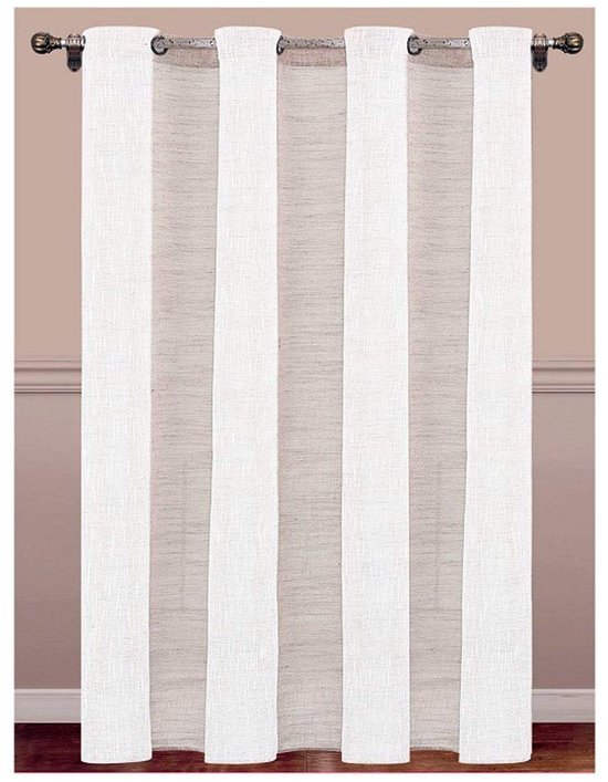 550x707-5.jpg Unyqoos® Transparant gordijn in linnenlook voor stijlvolle raamdecoratie
