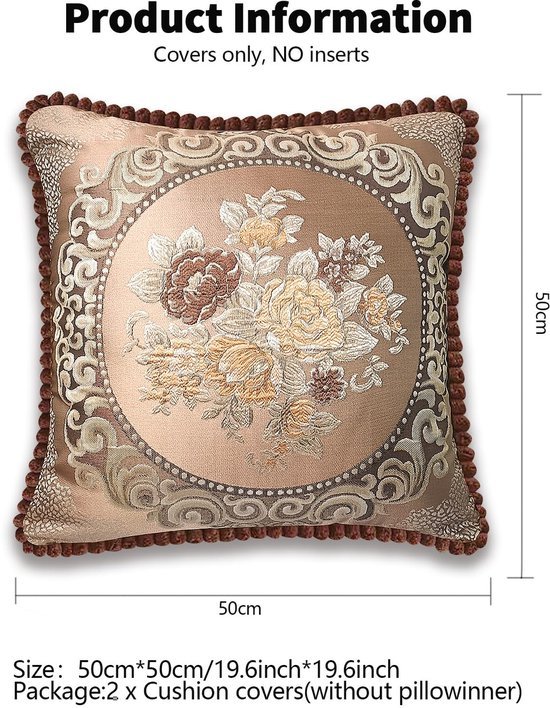 550x708-13.jpg Unyqoos® Set van 2 stijlvolle jacquard kussenhoezen voor bank en bed decoratie