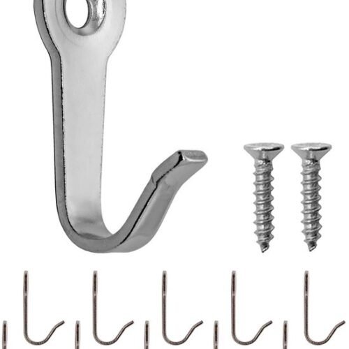 550x711-11.jpg Unyqoos® Set van tien zilverkleurige ijzeren haken voor diverse toepassingen