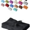 550x711-3.jpg Unyqoos® Zachte en Luxe Handdoekenset van 4 Stuks voor Optimaal Comfort in Zwart