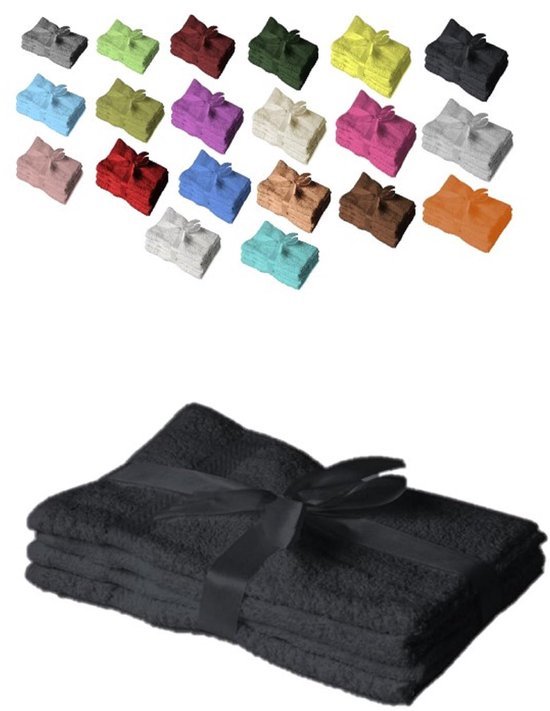 550x711-3.jpg Unyqoos® Zachte en Luxe Handdoekenset van 4 Stuks voor Optimaal Comfort in Zwart