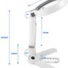 Unyqoos® Opvouwbare leesloep met verstelbare LED-verlichting en ergonomische handgreep