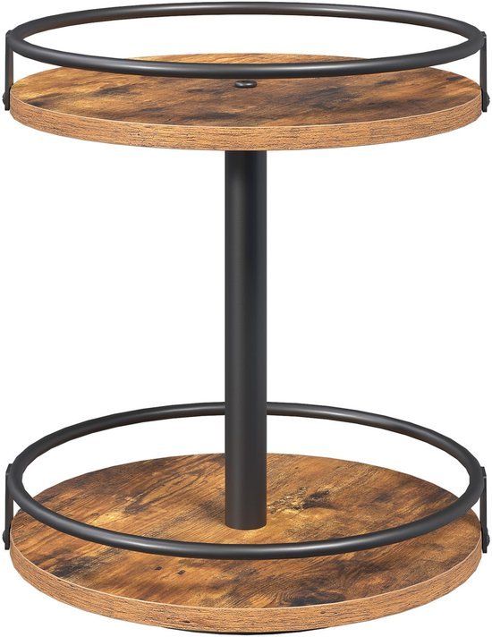 Unyqoos® Draaibare keukenorganizer met twee lagen voor kruiden en specerijen
