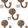 550x713-8.jpg Unyqoos® Set van vijf elegante wandhaken in antiek bronzen stijl voor diverse ruimtes