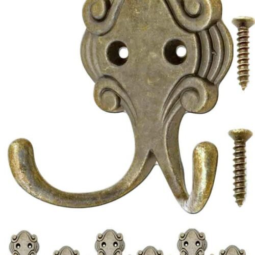 550x713-9.jpg Unyqoos® Set van zes antieke dubbele haken voor decoratieve en praktische ophanging
