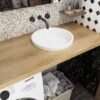Unyqoos® Zelfklevende Meubelfolie in Vintage Houtlook voor Diverse Toepassingen