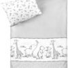 Unyqoos® Hoogwaardig beddengoed met safarimotief voor baby- en kinderbedden