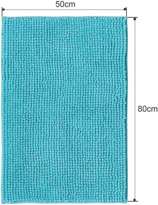 Unyqoos® Ultra Zachte Antislip Badmat voor Douche en Badkamer, Wasbaar en Absorberend, 50 x 80 cm