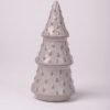 Unyqoos® Set van drie moderne keramische dennenboom sculpturen voor sfeervolle kerstdecoratie