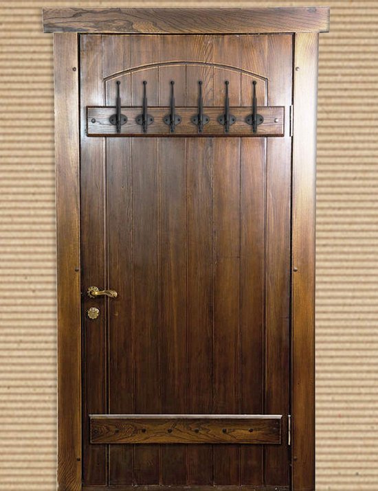 550x715-43.jpg Unyqoos® Set van drie stijlvolle zwarte ijzeren wandhaken voor veelzijdige organisatie