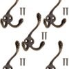 550x715-48.jpg Unyqoos® Set van vijf decoratieve ijzeren haken voor een klassieke en nostalgische uitstraling