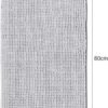 Unyqoos® Grijze Antislip Chenille Badmat voor Douche en Badkamer, 50 x 80 cm, Wasbaar en Waterabsorberend