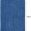 Unyqoos® Zachte Antislip Badmat van Chenille voor Badkamer en Douche, Wasbaar, Blauw, 50 x 80 cm