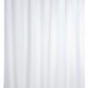 Unyqoos® Wit Douchegordijn Waterdicht en Onderhoudsvriendelijk voor Douche en Badkuip 180 x 200 cm met Ringen