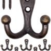 550x718-27.jpg Unyqoos® Set van vijf vintage dubbele haken voor stijlvolle organisatie in huis