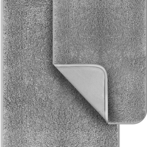 Unyqoos® Zachte en absorberende badmatten set met antislip ontwerp voor badkamer