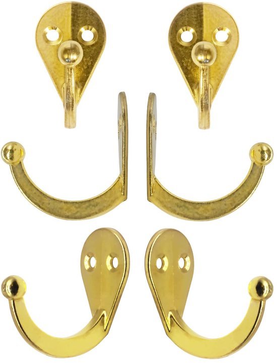 550x721-2.jpg Unyqoos® Set van zes stevige gouden haken voor keuken en garderobe