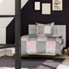 550x723-11.jpg Unyqoos® Roze flanel beddengoed set van katoen met ritssluiting en kussensloop
