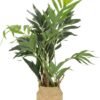 Unyqoos® Decoratieve kunstpalm met mand voor huis en tuin, onderhoudsvrij 65 cm