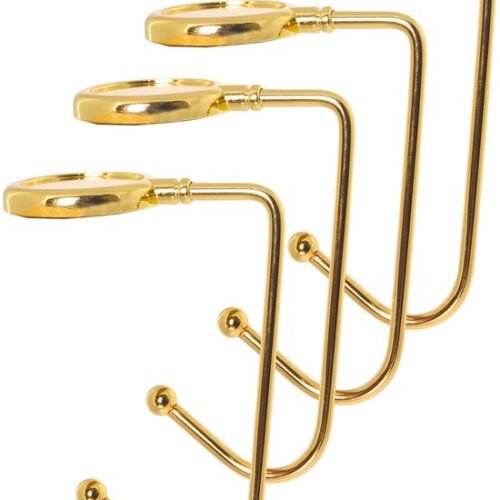 Unyqoos ® Feestelijke Kousenhouders voor Open Haard - Set van 4 Stuks met Antislip Haken