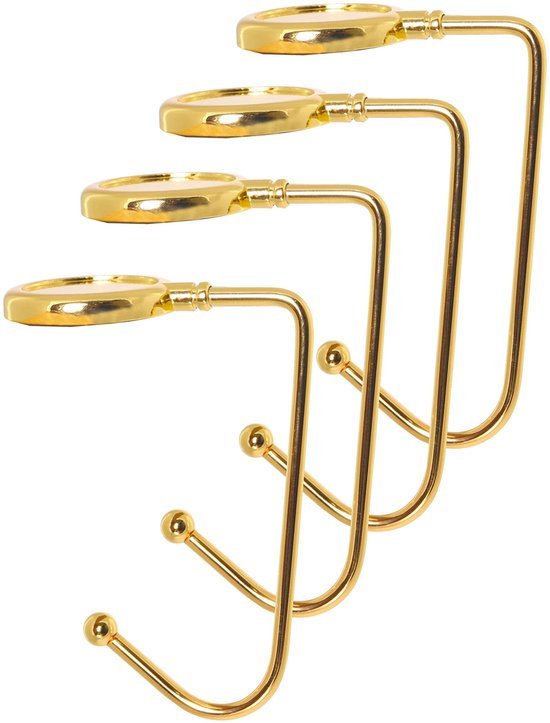 Unyqoos ® Feestelijke Kousenhouders voor Open Haard - Set van 4 Stuks met Antislip Haken