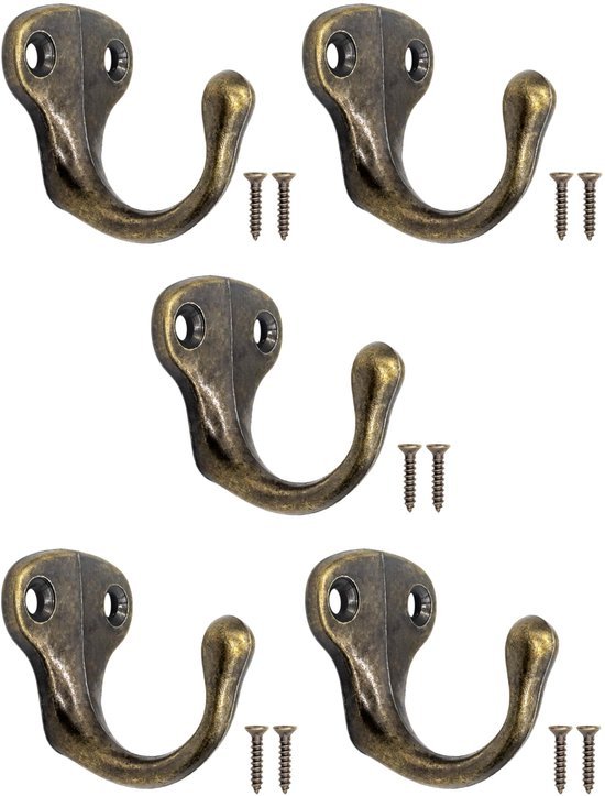 550x723-30.jpg Unyqoos® Set van 5 elegante bronzen haken voor garderobe en handdoeken