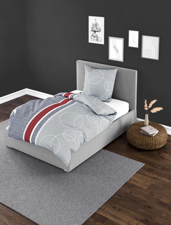 Unyqoos® Ademend en Onderhoudsvriendelijk Beddengoed van Katoen in Grijze Tint