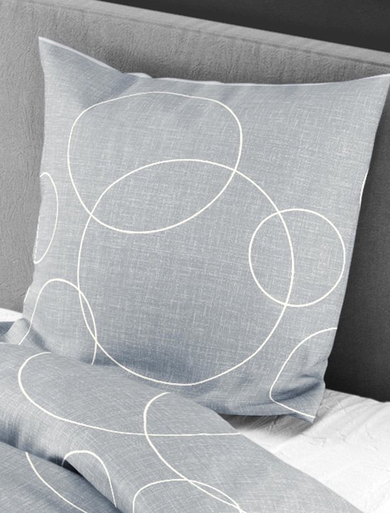 Unyqoos® Ademend en Onderhoudsvriendelijk Beddengoed van Katoen in Grijze Tint