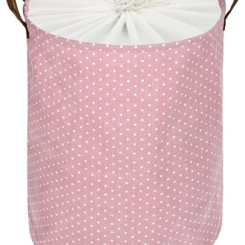550x724-5.jpg Unyqoos® Stijlvolle Opvouwbare Ronde Wasmand met Trekkoordsluiting voor Diverse Opslagbehoeften
