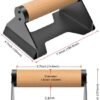 Unyqoos® Ergonomische push-up bars met houten handvatten voor calisthenics en krachttraining