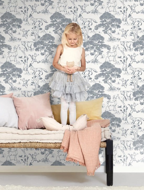 550x726-3.jpg Unyqoos® Zelfklevend vinyl behang met dierenmotief voor kinderkamer en meer