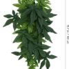 Unyqoos® Decoratieve kunstwaterplant van 40 cm voor aquarium en interieur, groente, 40 cm