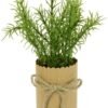 550x727-6.jpg Unyqoos® Set van zes kunstmatige kruidenplanten in decoratieve potjes voor huisdecoratie, groente, 12cm, stuks 6