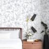 Unyqoos® Waterdicht zelfklevend bloemenbehang voor interieurdecoratie van 44 x 300 cm