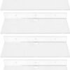 550x728-3.jpg Unyqoos® Set van vier transparante acryl zwevende planken voor stijlvolle wandopslag