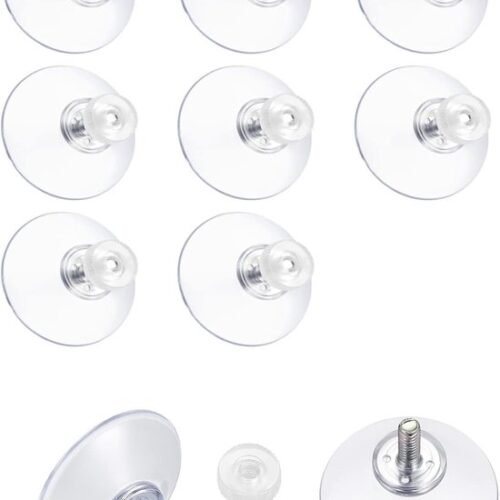 550x730-14.jpg Unyqoos® Set van 8 Transparante Zuignappen met Schroefdraad voor Diverse Oppervlakken