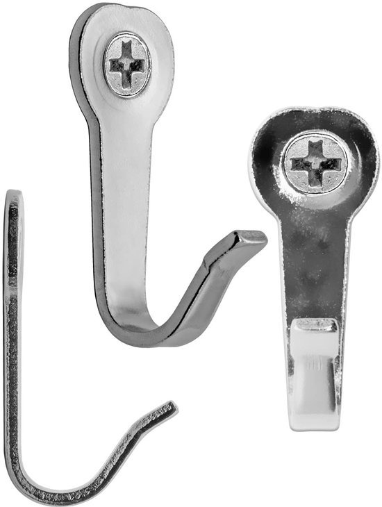 550x730-16.jpg Unyqoos® Set van tien zilverkleurige ijzeren haken voor diverse toepassingen