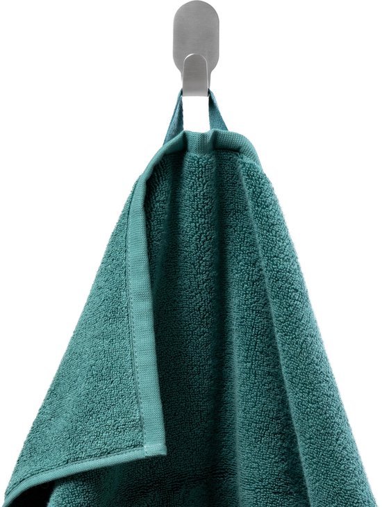 Unyqoos® Set van 2 Luxe Douchehanddoeken in Antiek Groen, 100% Katoen, 70x140 cm, Hoog Absorptievermogen