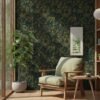 550x730-8.jpg Unyqoos® Waterdicht zelfklevend bloemenbehang met gouden accenten voor interieurdecoratie