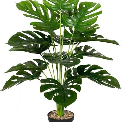 Unyqoos® Levensechte Monstera Kunstplant in Pot voor Binnen- en Buitendecoratie